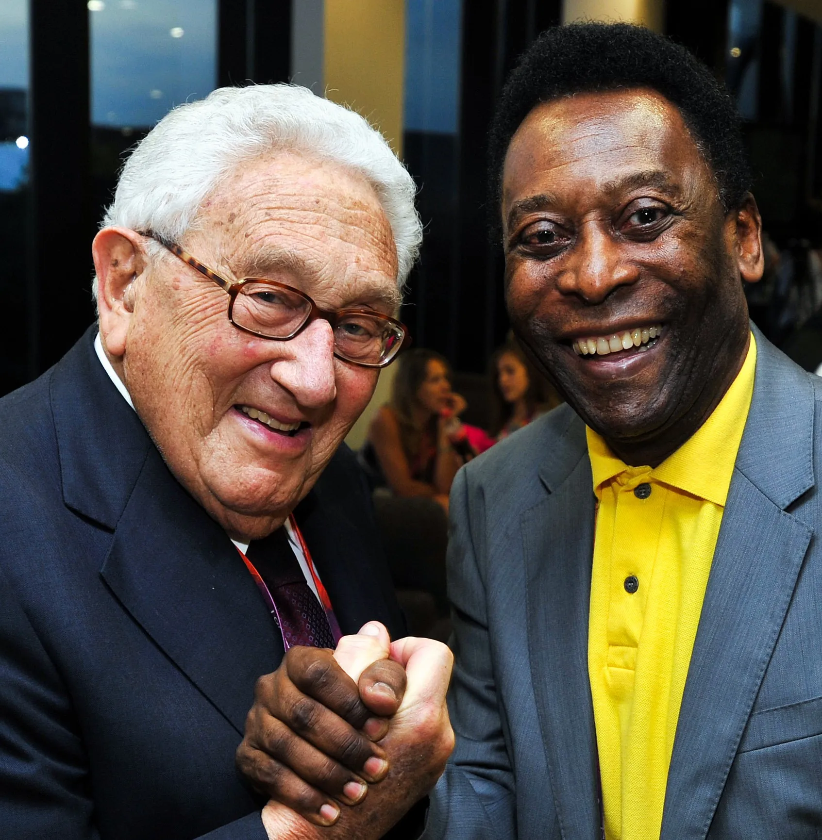 Kissinger et le Roi, aux JO de Londres en 2012.