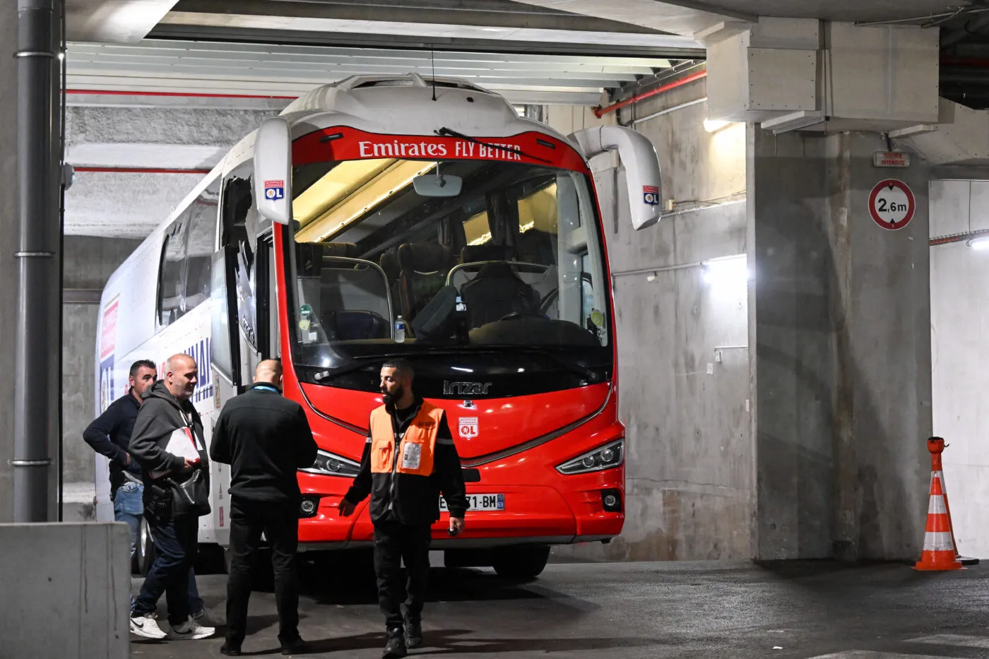 OM-OL : le bus lyonnais arrivé au Vélodrome sans incident