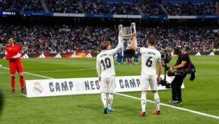 Coupe d'Espagne : les joueurs d'Arandina célèbrent leur tirage contre le Real Madrid