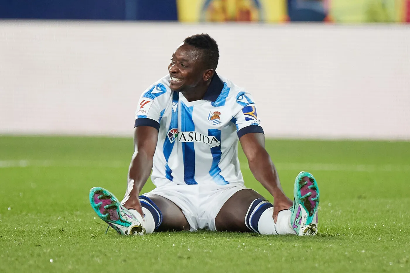 Umar Sadiq of Real Sociedad during the La Liga match between Villarreal CF and Real Sociedad played at La Ceramica Stadium on December 09, 2023, in Villarreal, Spain. (Photo by Jose Torres / Pressinphoto / Icon Sport) - Photo by Icon sport