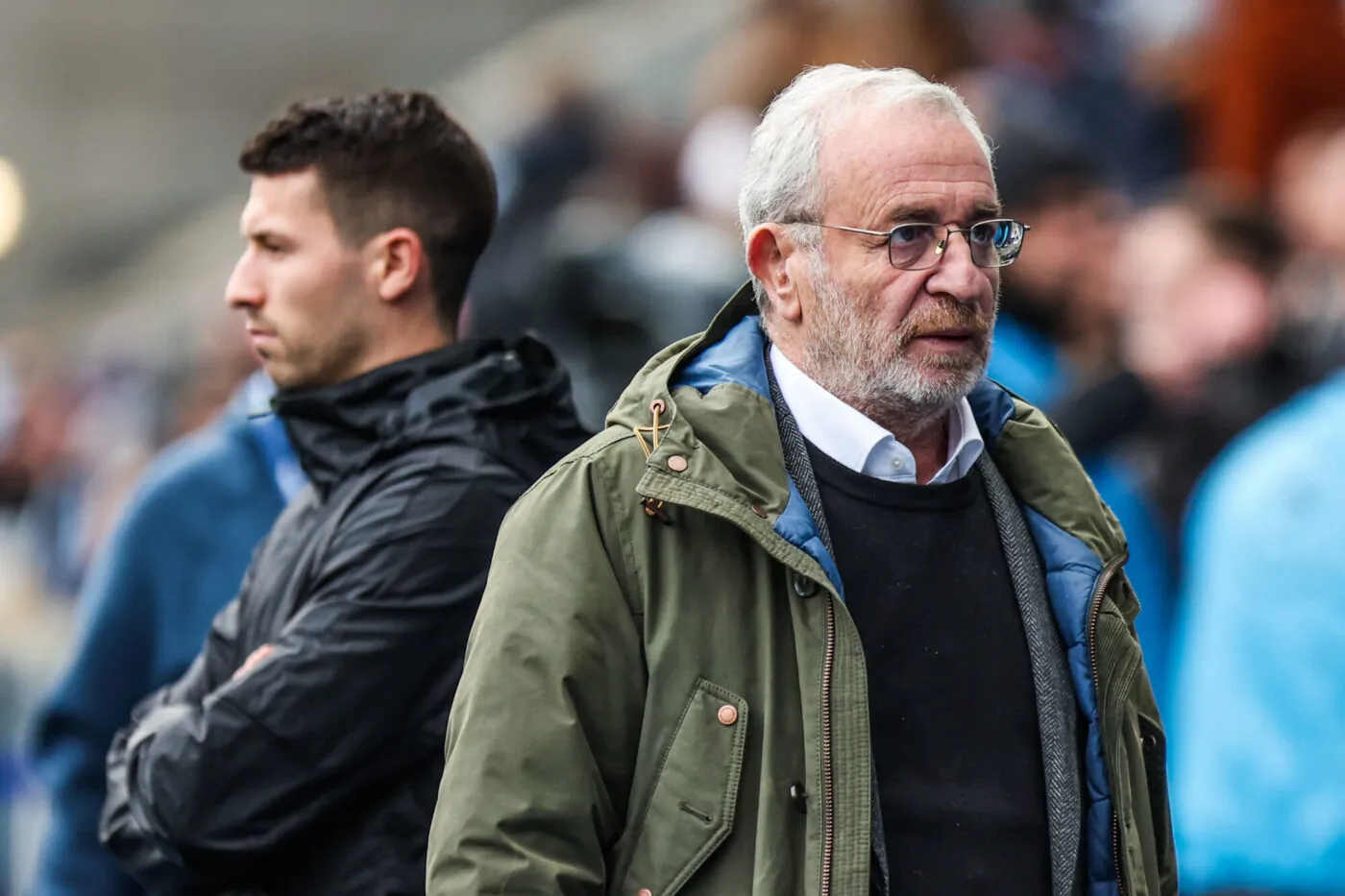 Jean-Michel ROUSSIER president of Le Havre AC prior the French Cup match between Havre Athletic Club and Stade Malherbe Caen at Stade Oceane on January 7, 2024 in Le Havre, France. (Photo by Johnny Fidelin/Icon Sport)