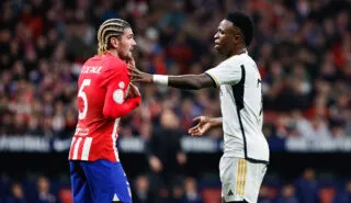 Le trashtalking sympa entre Vinícius et De Paul pendant Atlético-Real