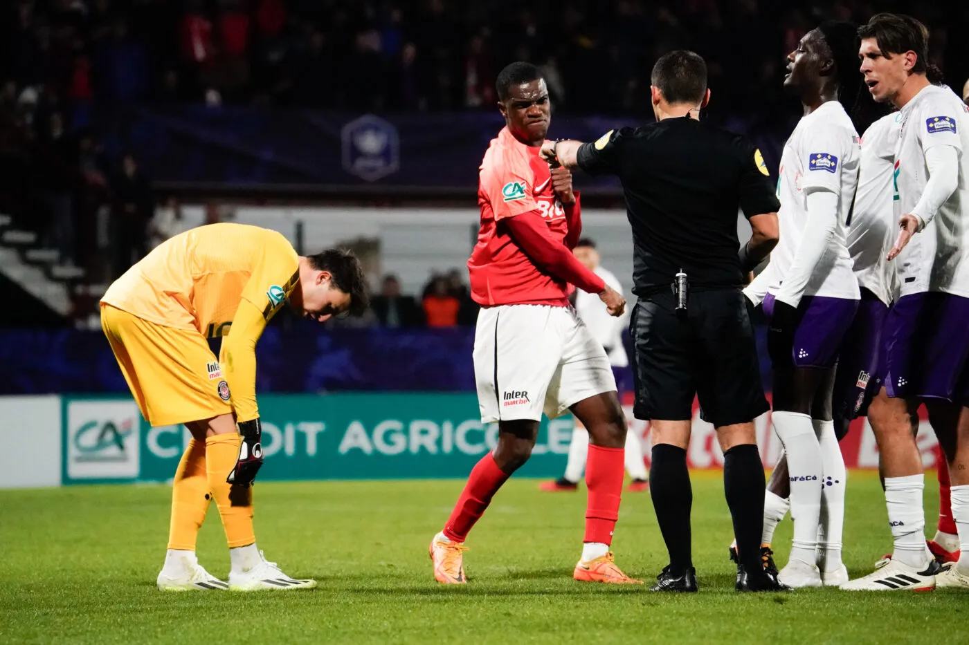 Contre Toulouse, Amédé Kabongo a inscrit son tir au but avec un tendon d'Achille rompu