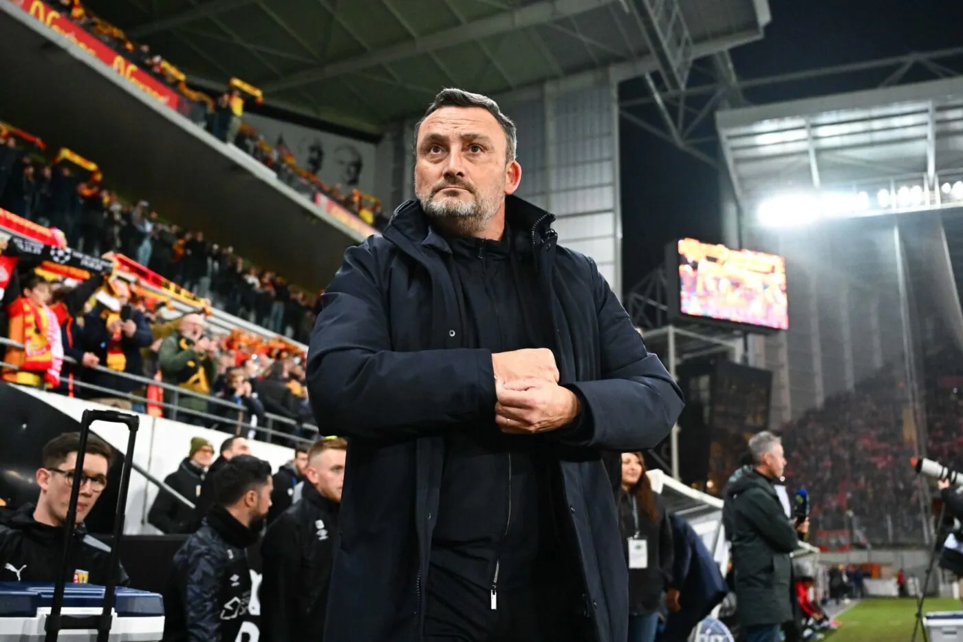 Franck Haise envisage de rester en tribune pendant les matchs