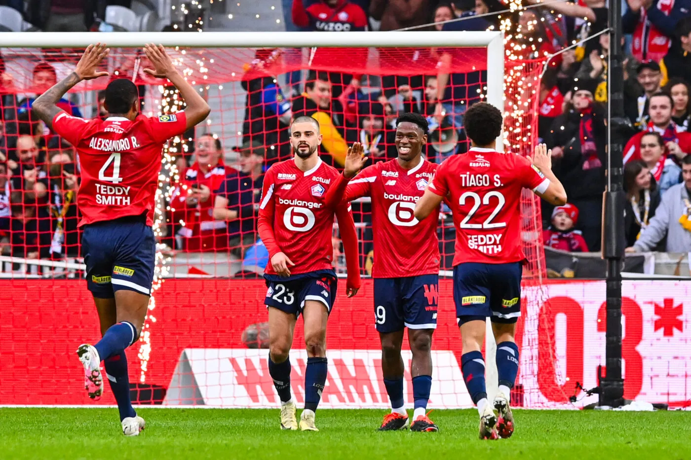 Lille humilie Clermont, Toulouse scotche Reims
