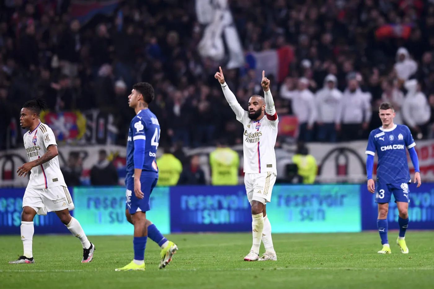 10 Alexandre LACAZETTE (ol) during the Ligue 1 Uber Eats match between Olympique Lyonnais and Olympique de Marseille at Groupama Stadium on February 4, 2024 in Lyon, France. (Photo by Philippe Lecoeur/FEP/Icon Sport)