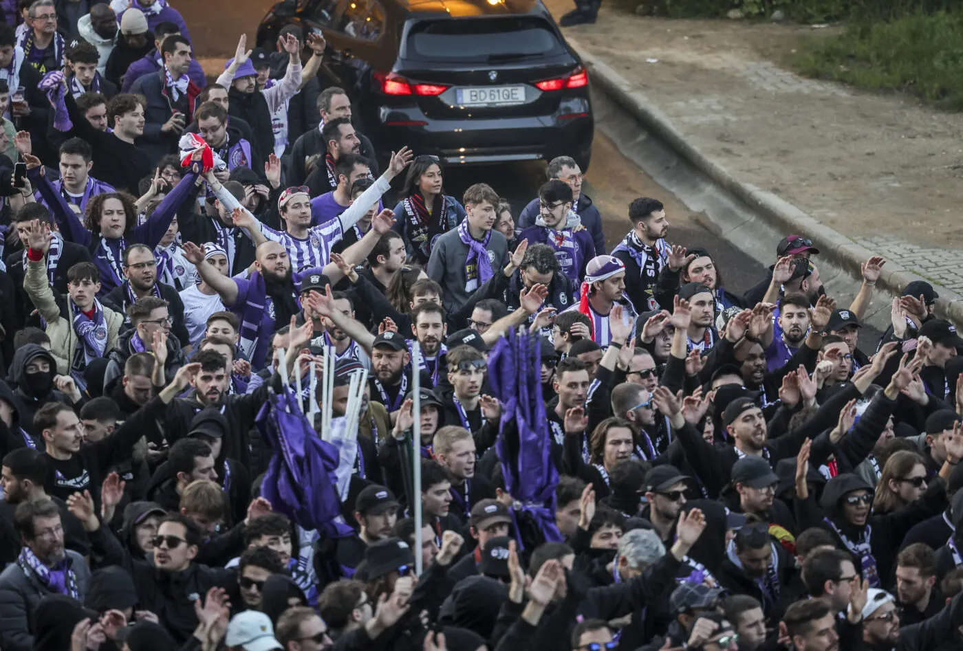 Benfica-Toulouse : des supporters toulousains victimes d&rsquo;attouchements lors de fouilles