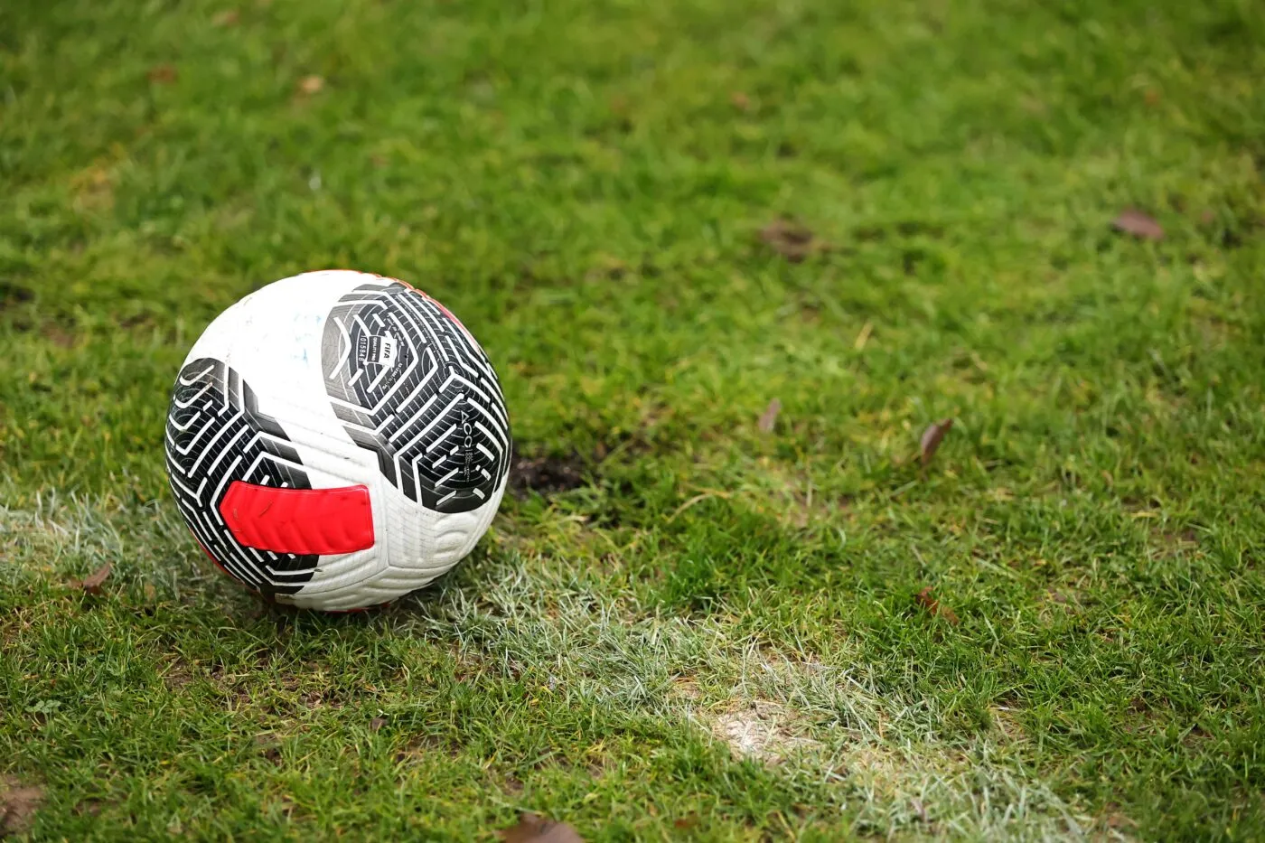 Ball during the French Cup match between Entente Sportive Thaon-les-Vosges and Amiens Sporting Club at Stade Robert Sayer on December 9, 2023 in Thaon-les-Vosges, France. (Photo by Loic Wacziak/Icon Sport)