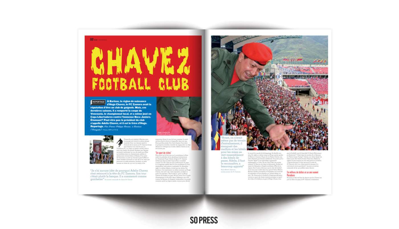 Le football selon Chávez