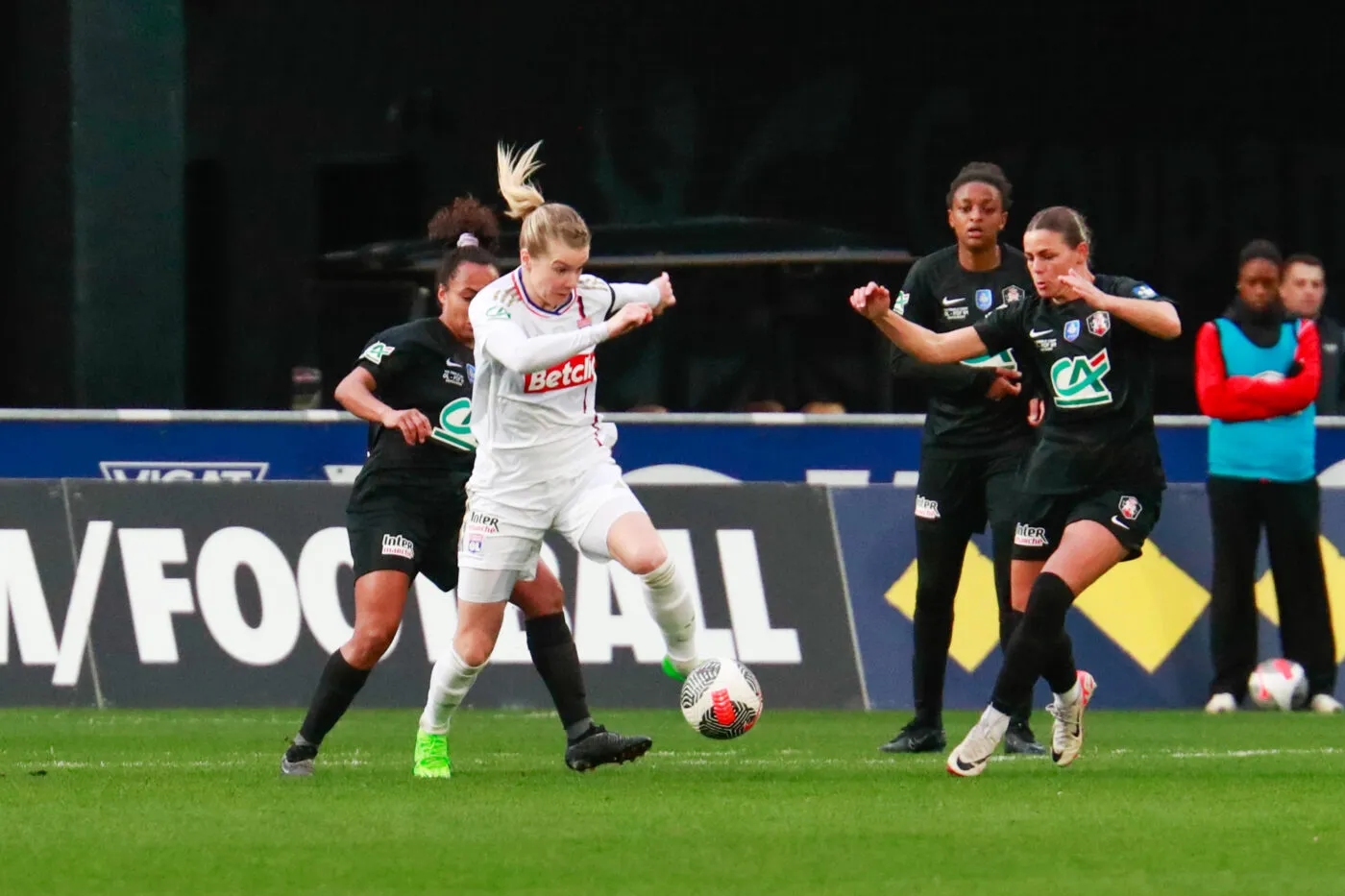 Ada HEGERBERG of Lyon during the Coupe de France Feminine - Demi-Finales match between Lyon and Fleury at Stade Gerard Houllier on March 9, 2024 in Lyon, France.(Photo by Romain Biard/Icon Sport)   - Photo by Icon Sport