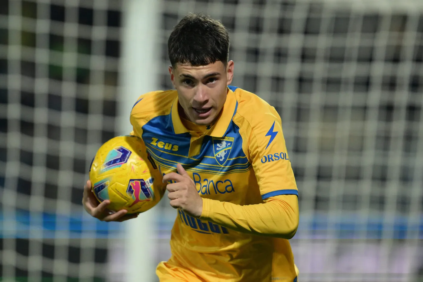 Frosinone's Matias Soule during the Serie A Tim soccer match between Frosinone and Lazio at the Frosinone Benito Stirpe stadium, Italy - Saturday, March 16, 2024 - Sport  Soccer ( Photo by Alfredo Falcone/LaPresse )   - Photo by Icon Sport
