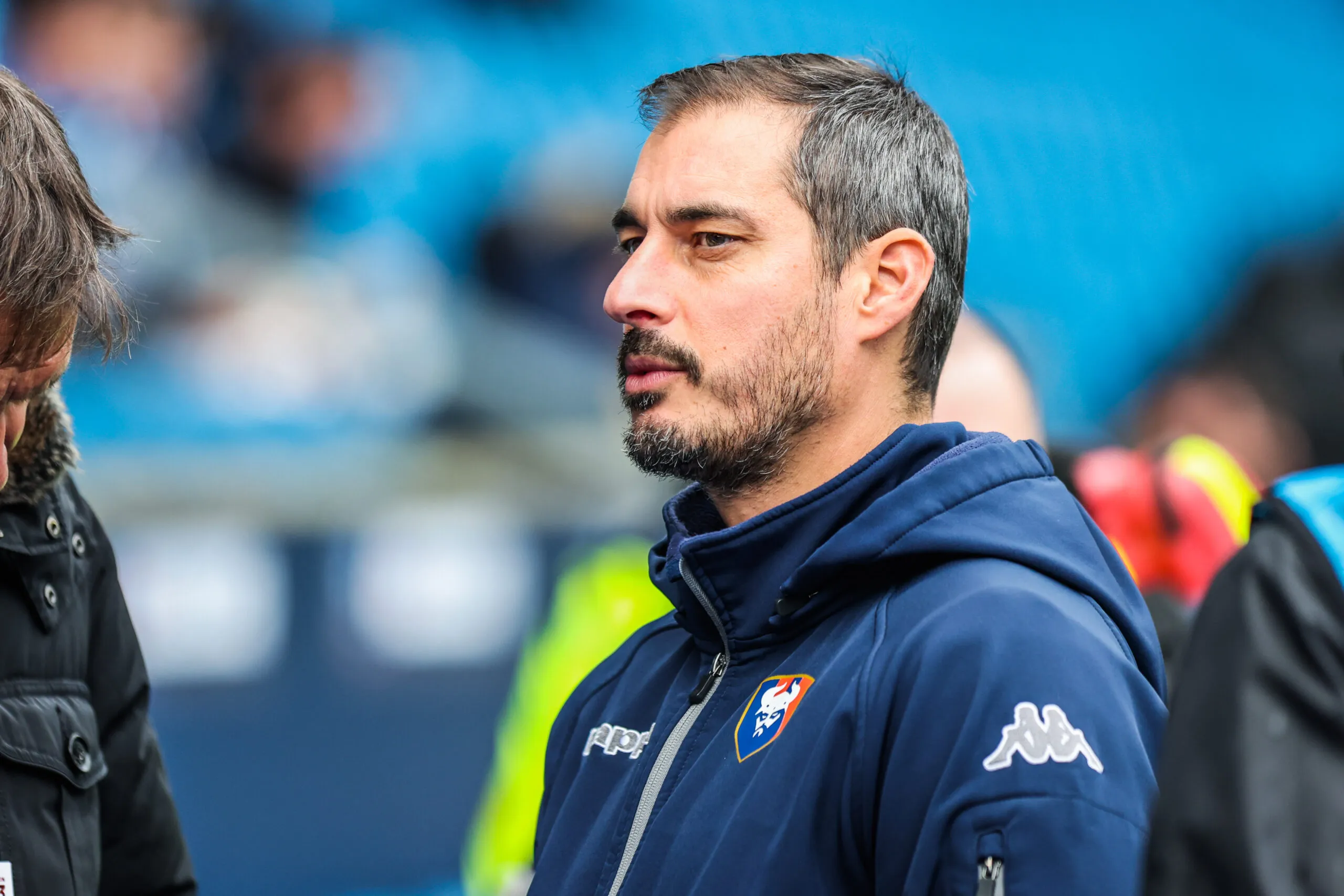 Nicolas SEUBE head coach of Caen prior the French Cup match between Havre Athletic Club and Stade Malherbe Caen at Stade Oceane on January 7, 2024 in Le Havre, France. (Photo by Johnny Fidelin/Icon Sport)   - Photo by Icon Sport