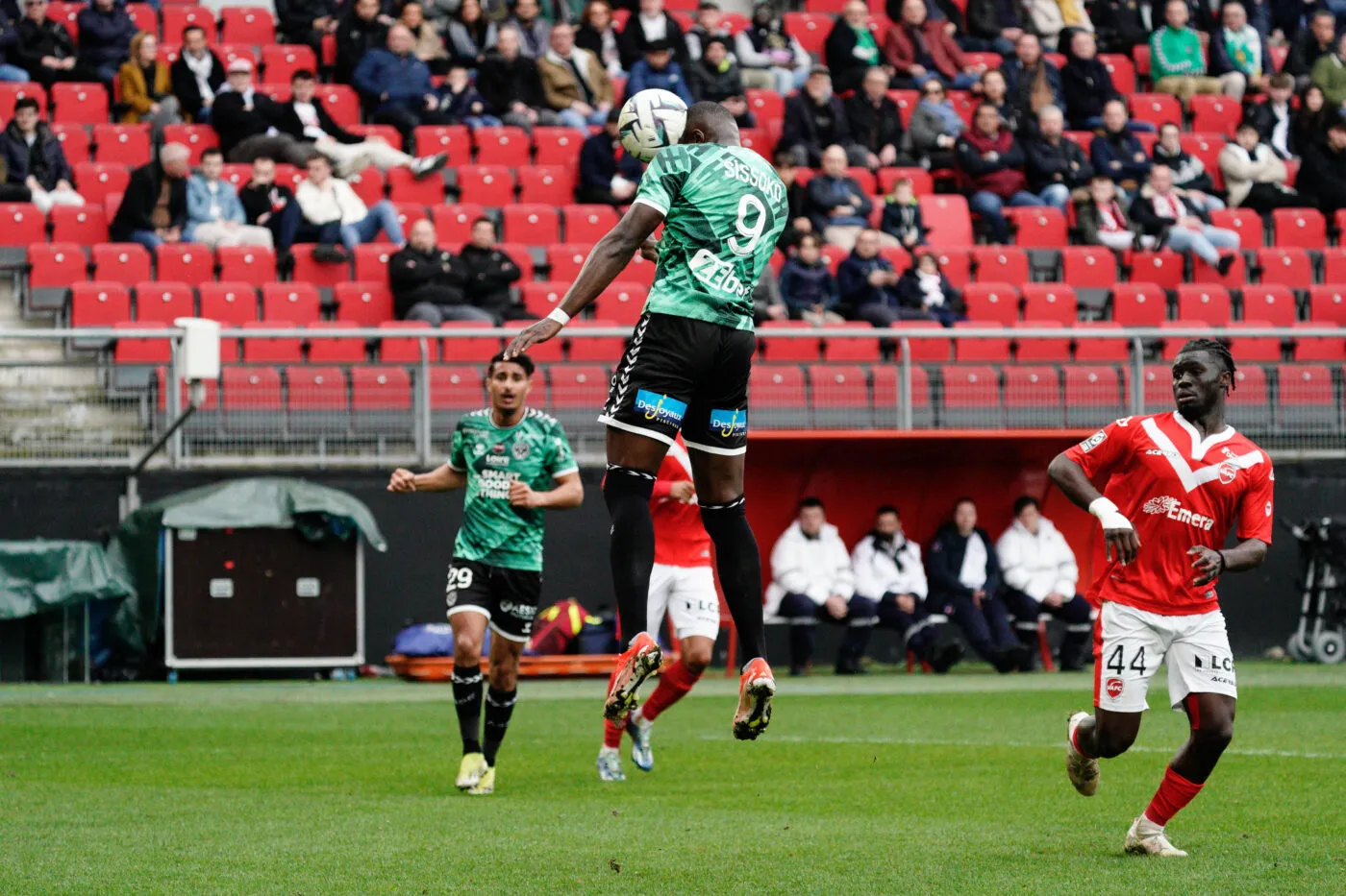 09 Ibrahim SISSOKO (asse) during the Ligue 2 BKT match between Valenciennes and Saint-Etienne at Stade du Hainaut on March 30, 2024 in Valenciennes, France.(Photo by Dave Winter/FEP/Icon Sport)   - Photo by Icon Sport