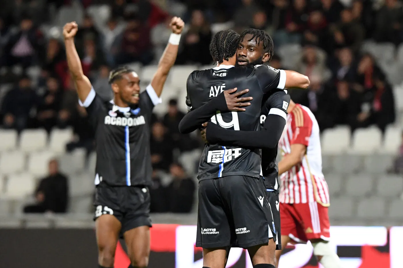 75 Issa SOUMARE (aja) during the Ligue 2 BKT match between Ajaccio and Auxerre on April 1, 2024 in Ajaccio, France.(Photo by Anthony Bibard/FEP/Icon Sport)   - Photo by Icon Sport