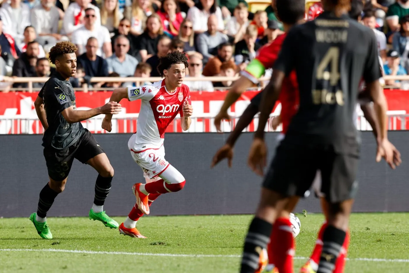 Monaco met Rennes à terre