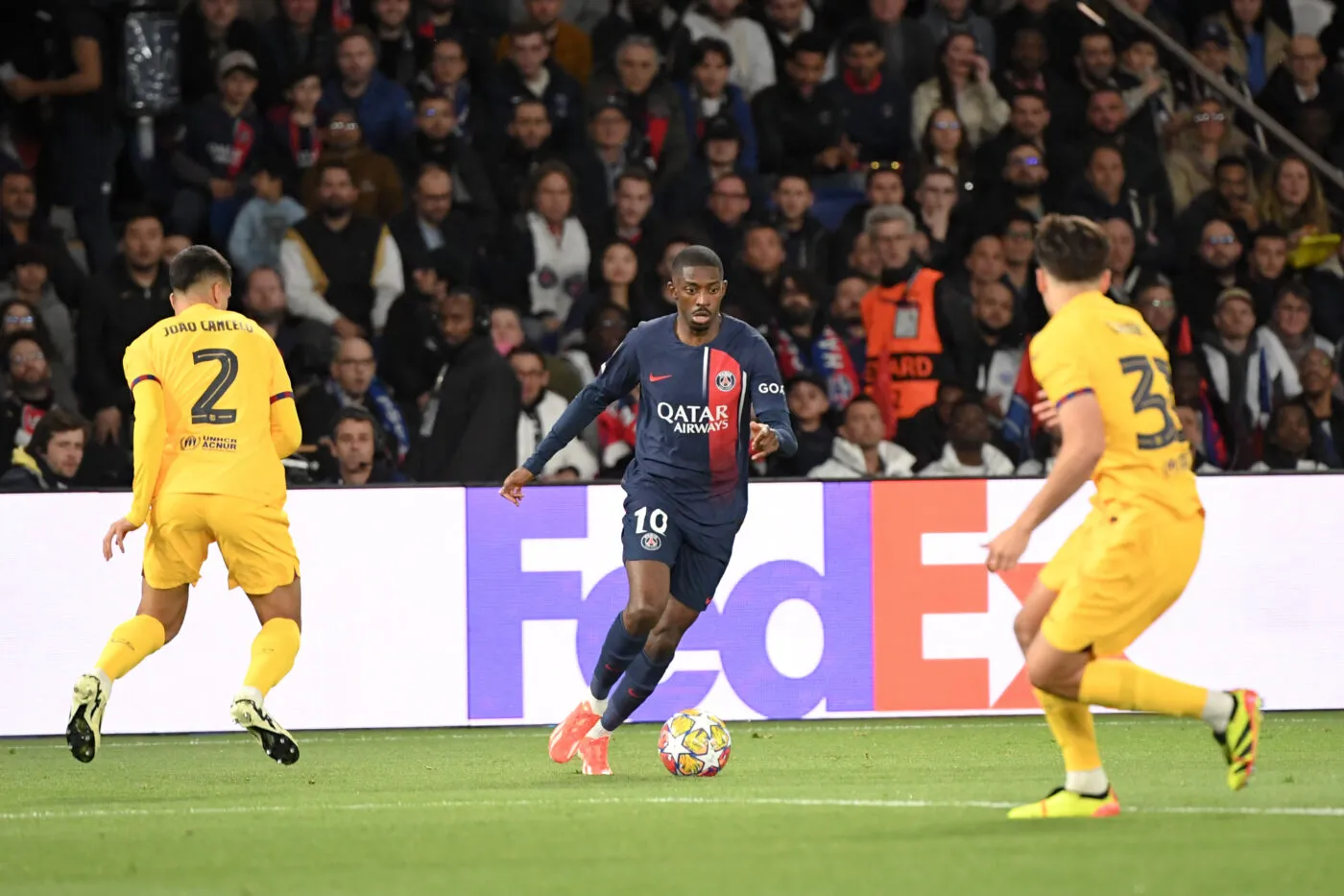10 Ousmane DEMBELE (psg) during the UEFA Champions League Quarter-finals match between Paris and Barcelona at Parc des Princes on April 10, 2024 in Paris, France.(Photo by Anthony Bibard/FEP/Icon Sport) - Photo by Icon Sport