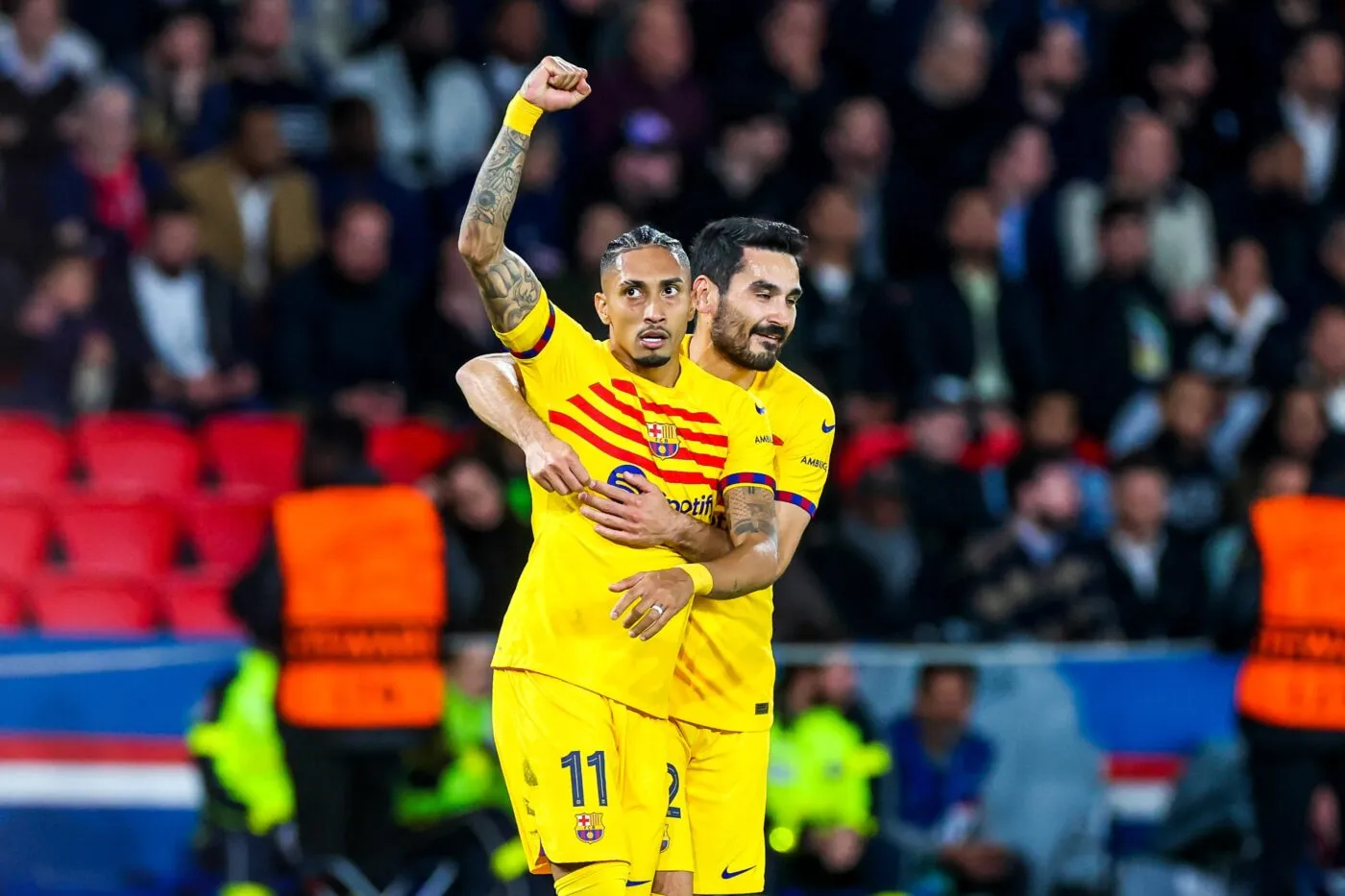 PSG-Barça : l’ouverture du score de Raphinha, bien aidé par Donnarumma