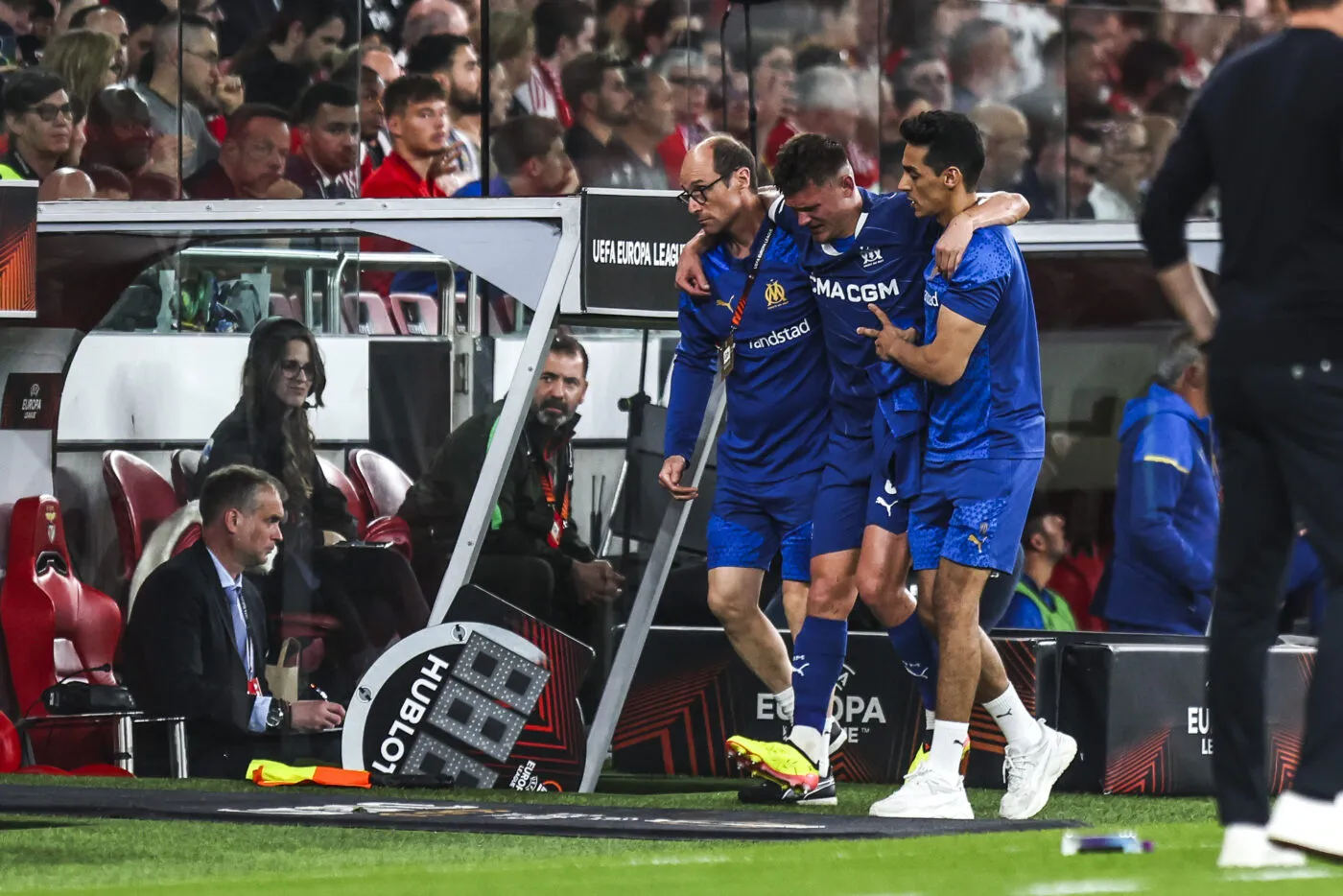 OM : les examens sont rassurants pour Quentin Merlin