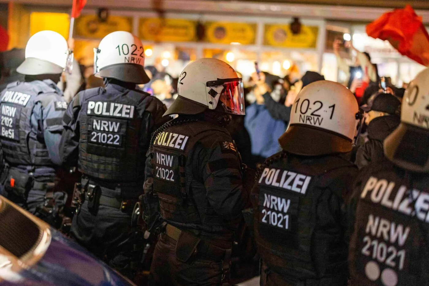 155 policiers blessés après un match de quatrième division à Berlin