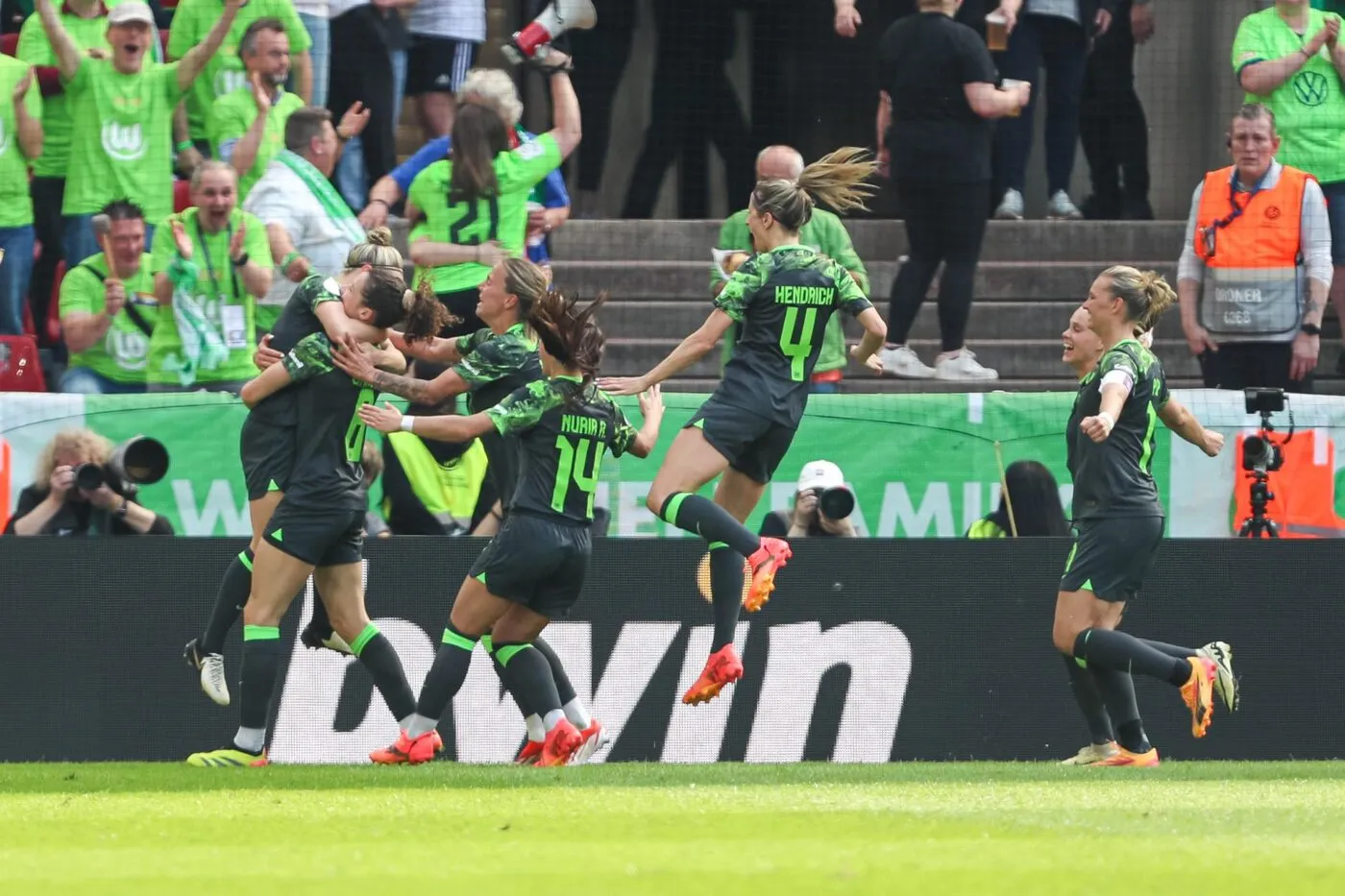 Wolfsburg remporte une 10e Coupe d&rsquo;Allemagne féminine à la suite