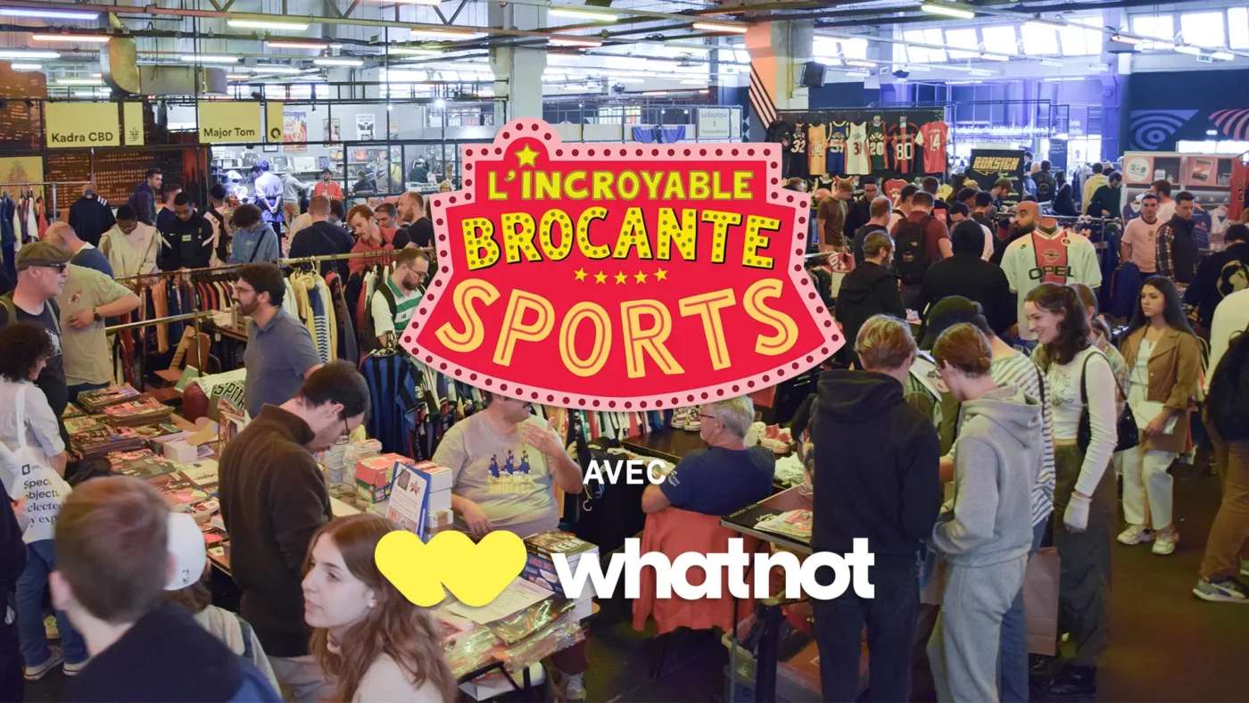 Prix de départ des maillots de foot à 1 euro : participez aux enchères de l’Incroyable Brocante Sports !