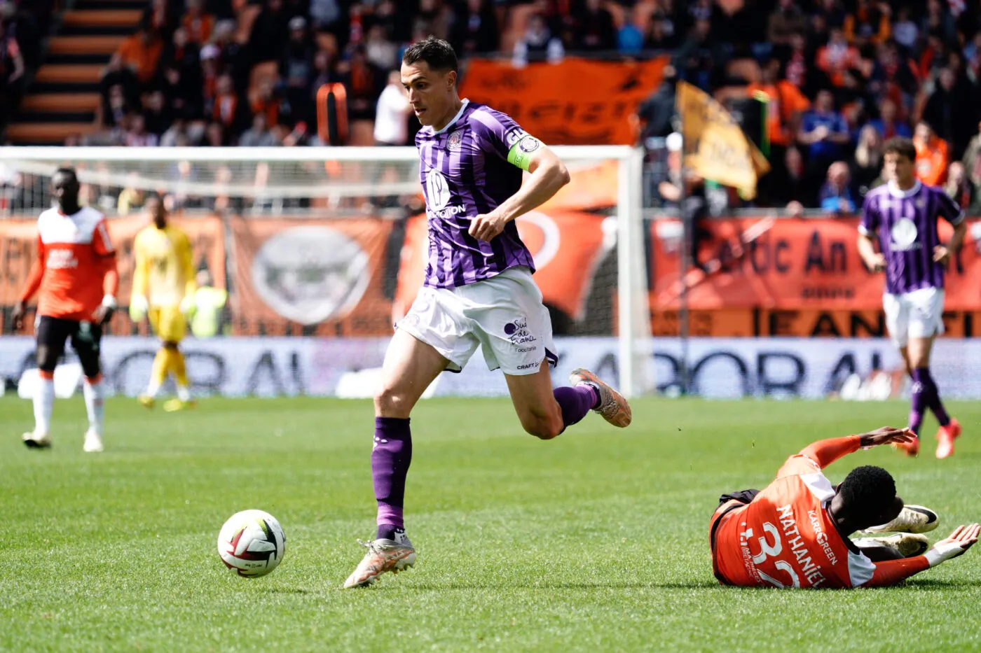 08 Vincent SIERRO (tfc) during the Ligue 1 Uber Eats match between Lorient and Toulouse at Stade du Moustoir on April 28, 2024 in Lorient, France. (Photo by Dave Winter/FEP/Icon Sport)   - Photo by Icon Sport