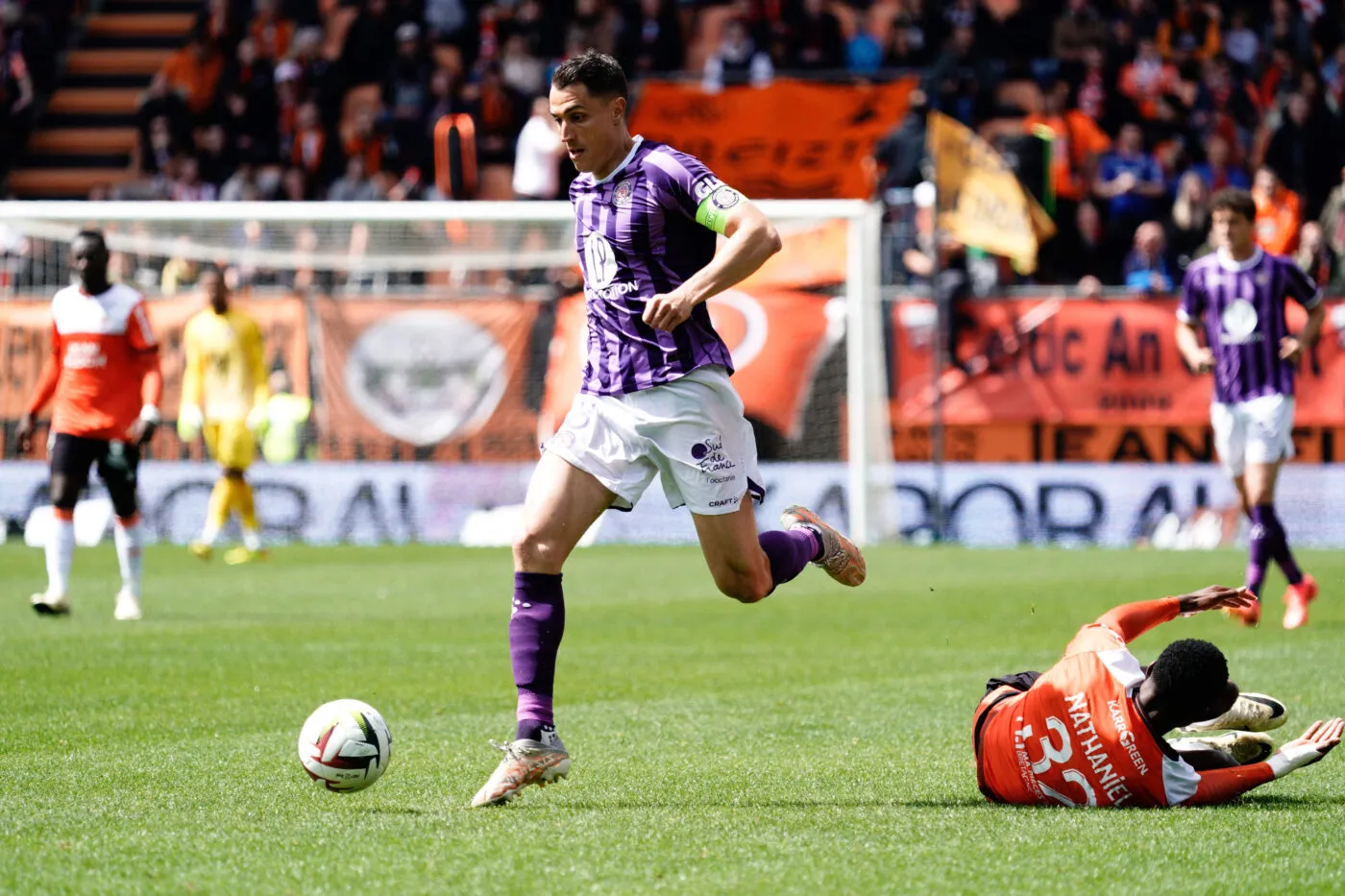 08 Vincent SIERRO (tfc) during the Ligue 1 Uber Eats match between Lorient and Toulouse at Stade du Moustoir on April 28, 2024 in Lorient, France. (Photo by Dave Winter/FEP/Icon Sport) - Photo by Icon Sport