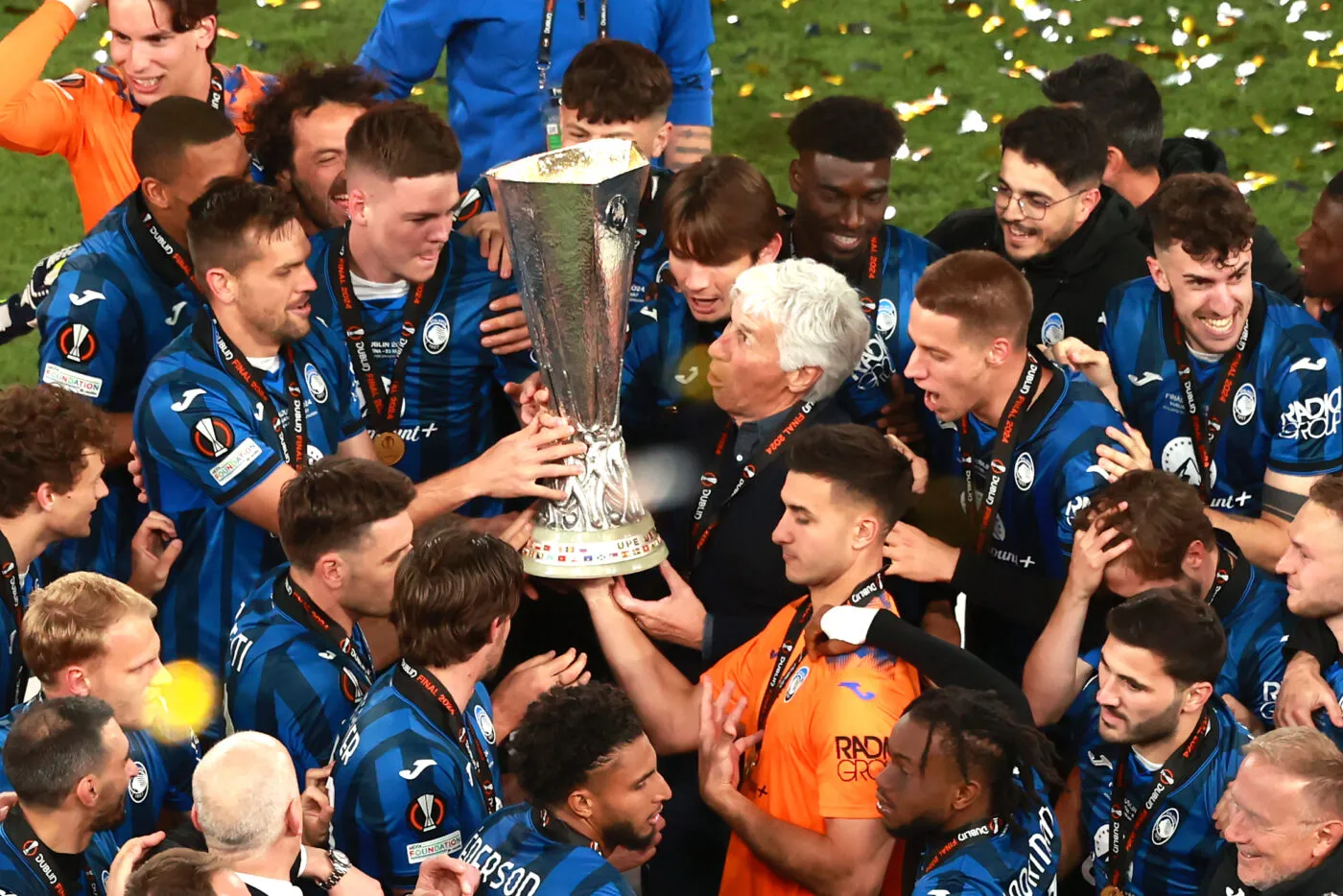 Gasperini et Lookman aux anges après le sacre de l’Atalanta