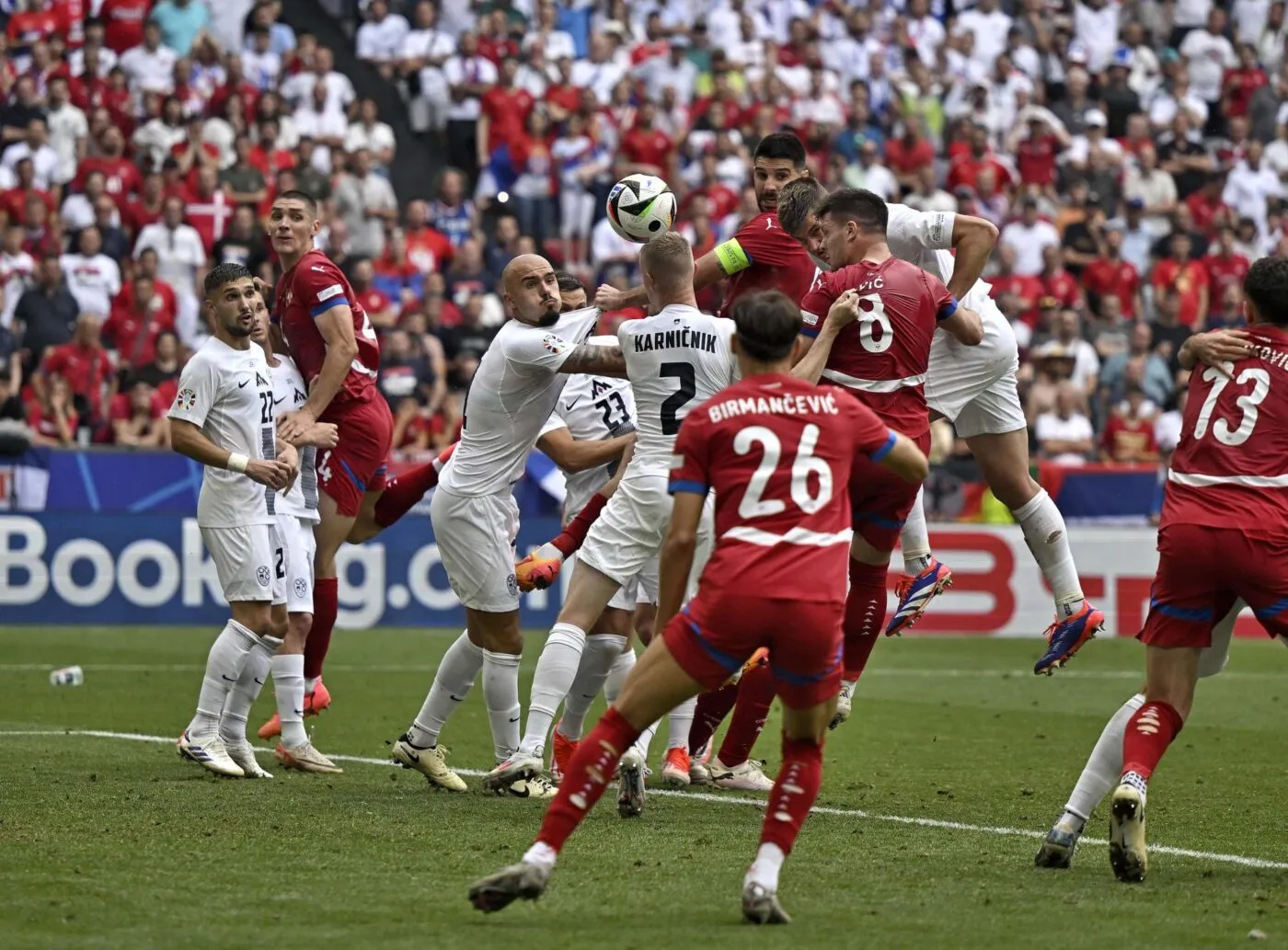 La Serbie rattrape la Slovénie au finish