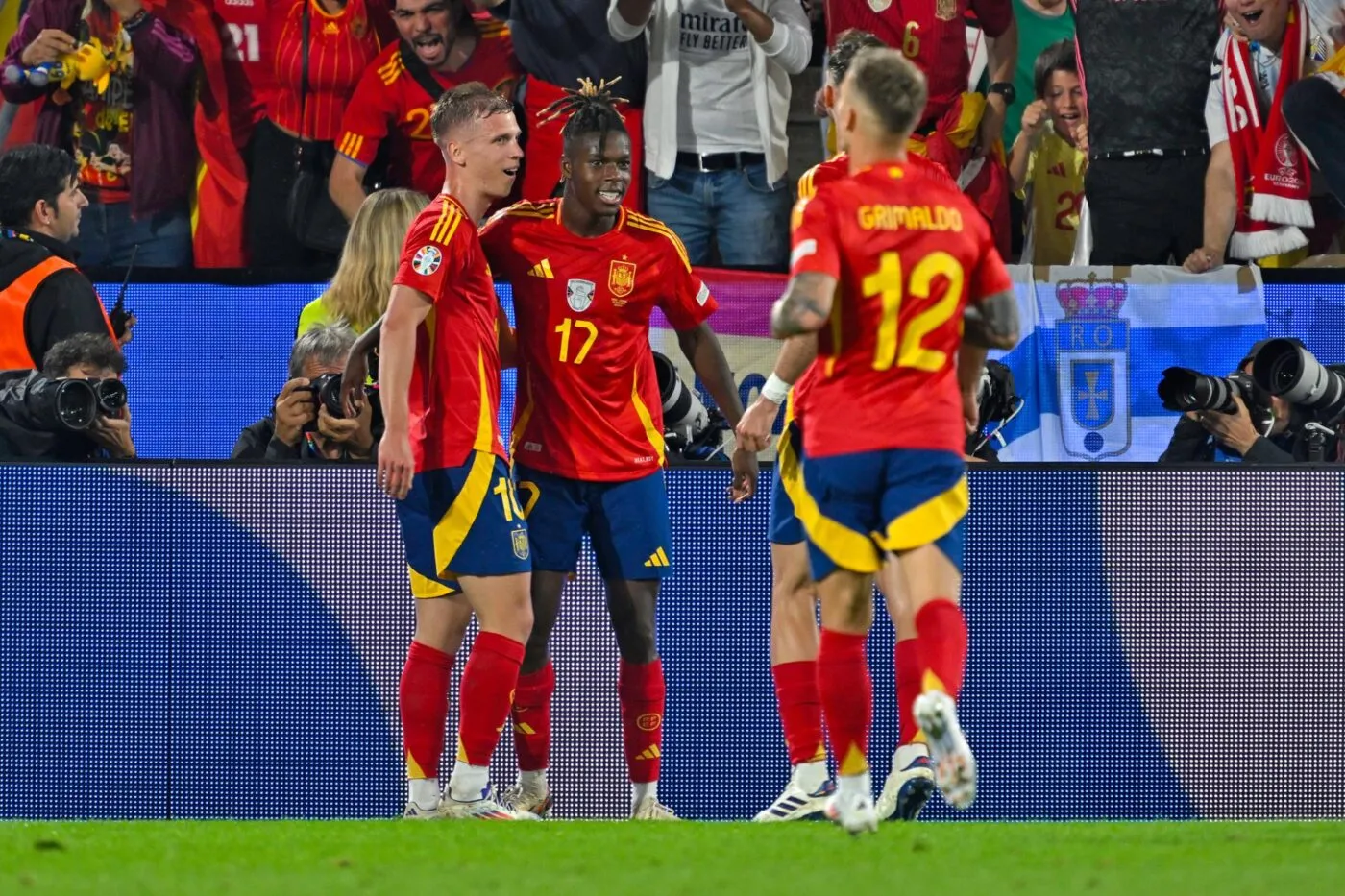 L’Espagne ne fait qu’une bouchée de la Géorgie et rejoint l’Allemagne