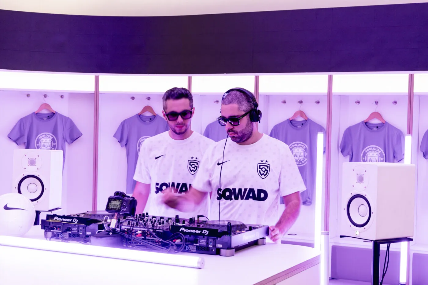 Les vestiaires de Toulouse se transforment en dancefloor