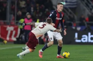 La Roma arrache le nul à Bologne