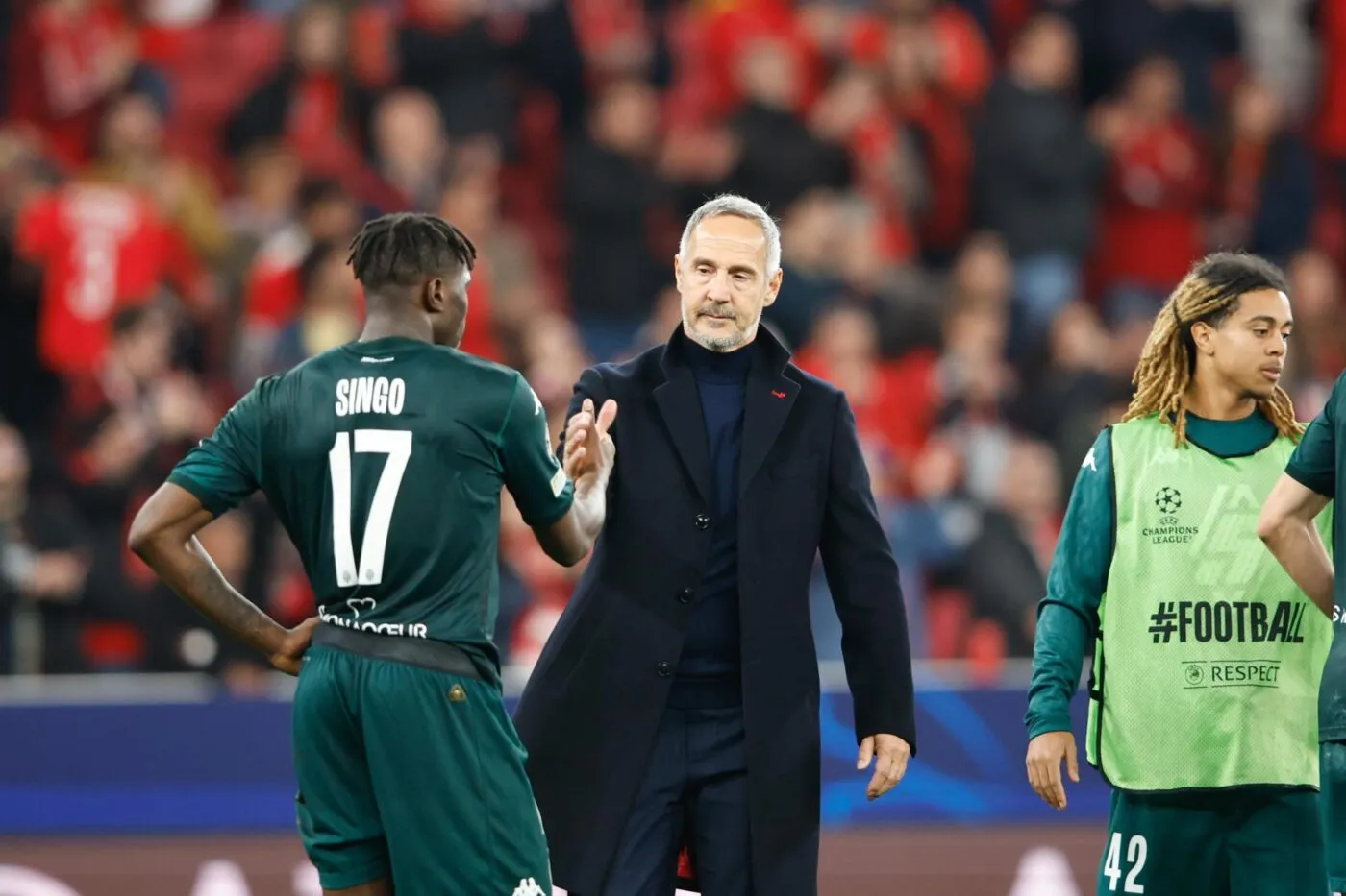 Adi Hütter : « Ce que j’ai vu ce soir me rend très fier<span style="font-size:50%">&nbsp;</span>»