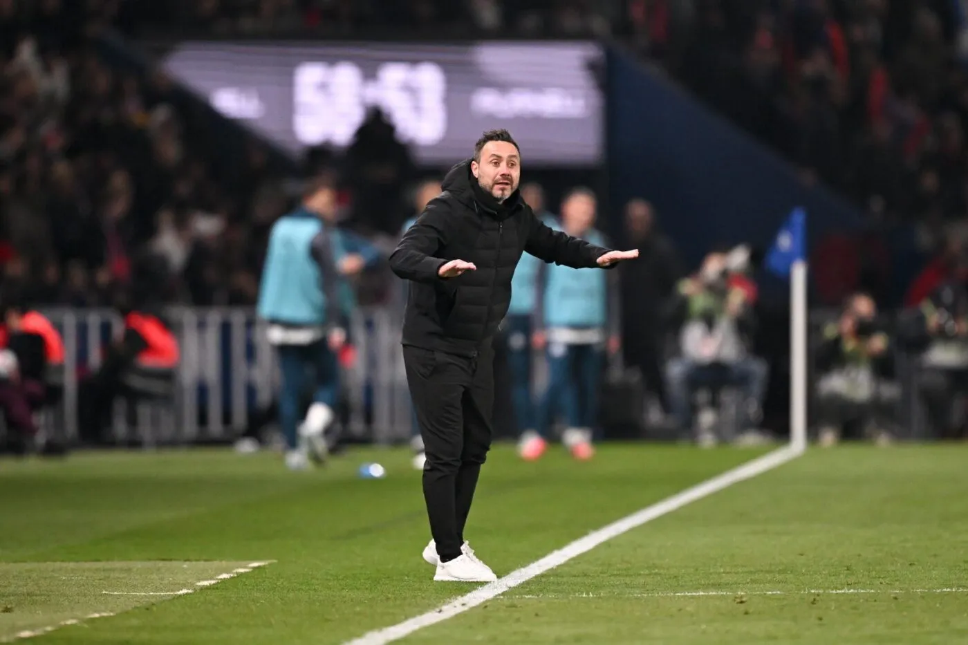 « Ce match n’est pas un Classico », lance Roberto De Zerbi après PSG-OM