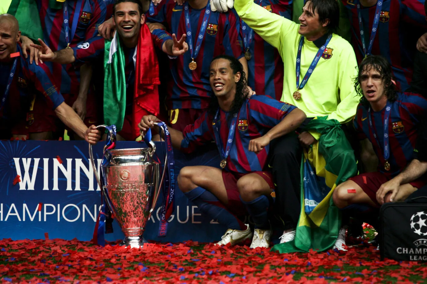 Quand Ronaldinho finissait «<span style="font-size:50%">&nbsp;</span>en maillot et crampons en boîte de nuit<span style="font-size:50%">&nbsp;</span>» pour fêter la C1 du Barça