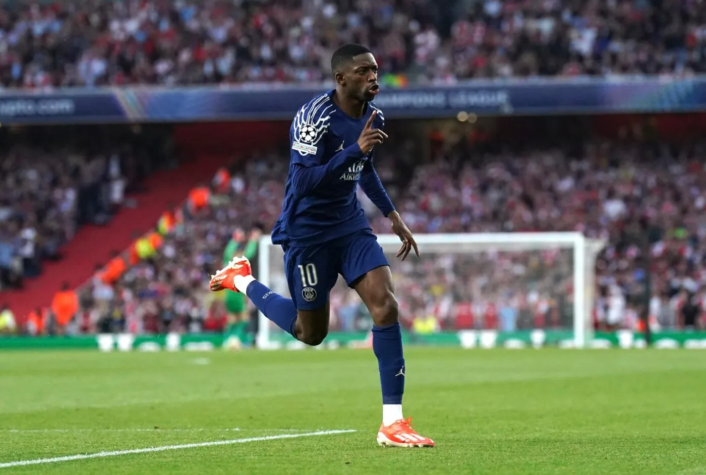 Vidéo : l’ouverture du score express d’Ousmane Dembélé contre Arsenal