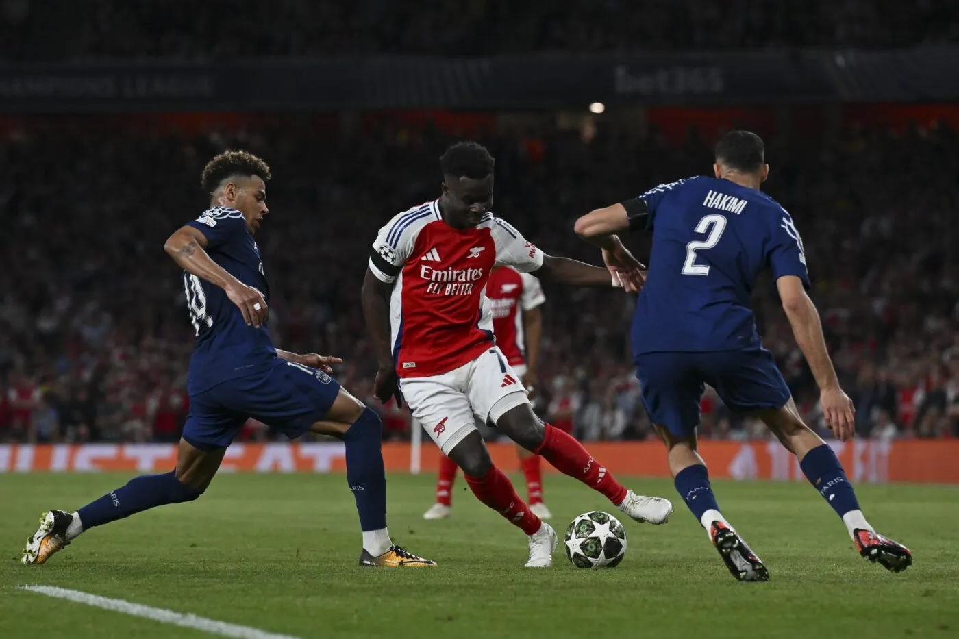 Bukayo Saka a trouvé le PSG «<span style="font-size:50%">&nbsp;</span>transformé  »