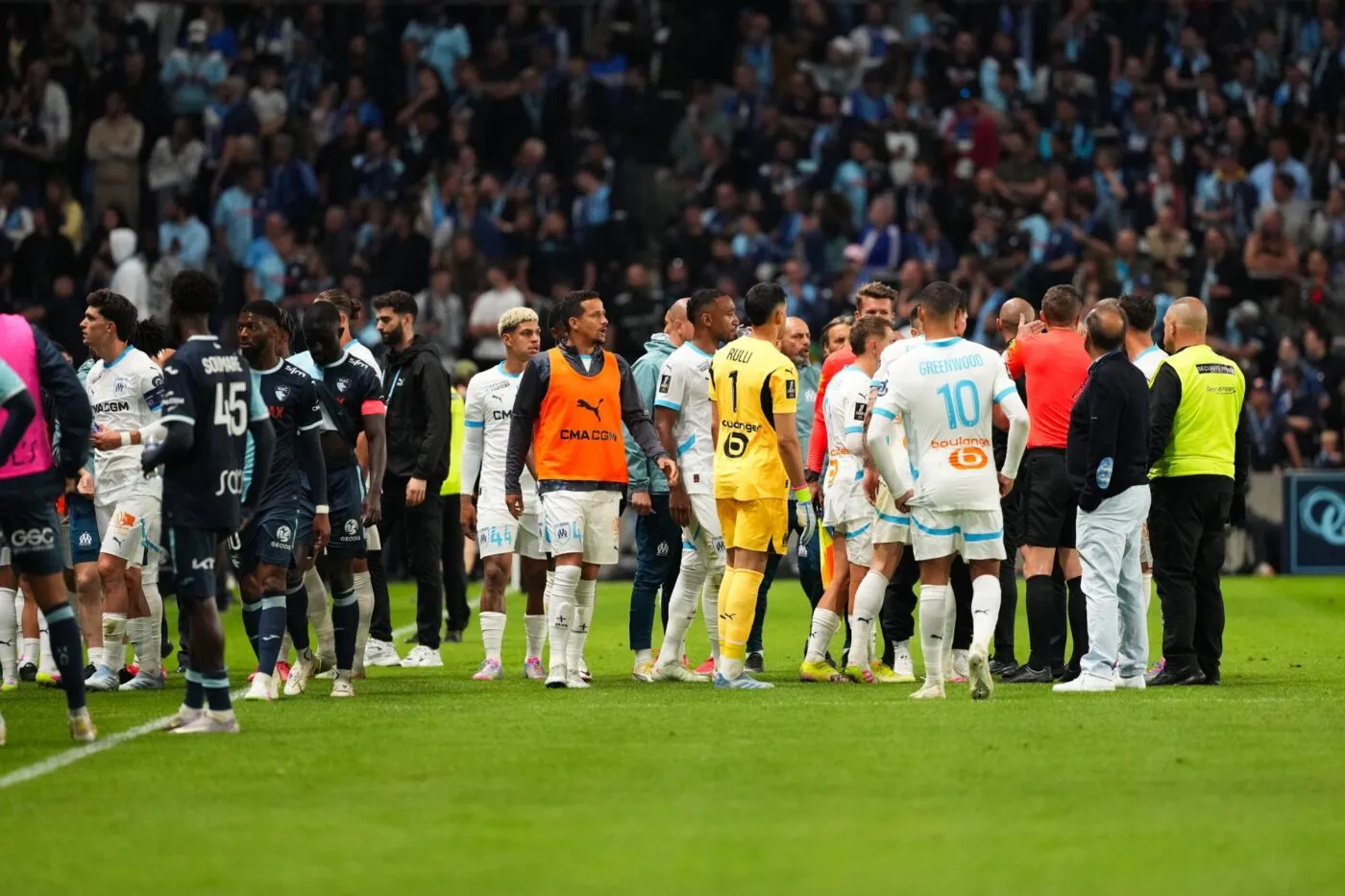 Le Havre-OM : le match interrompu en raison d’un mouvement de foule