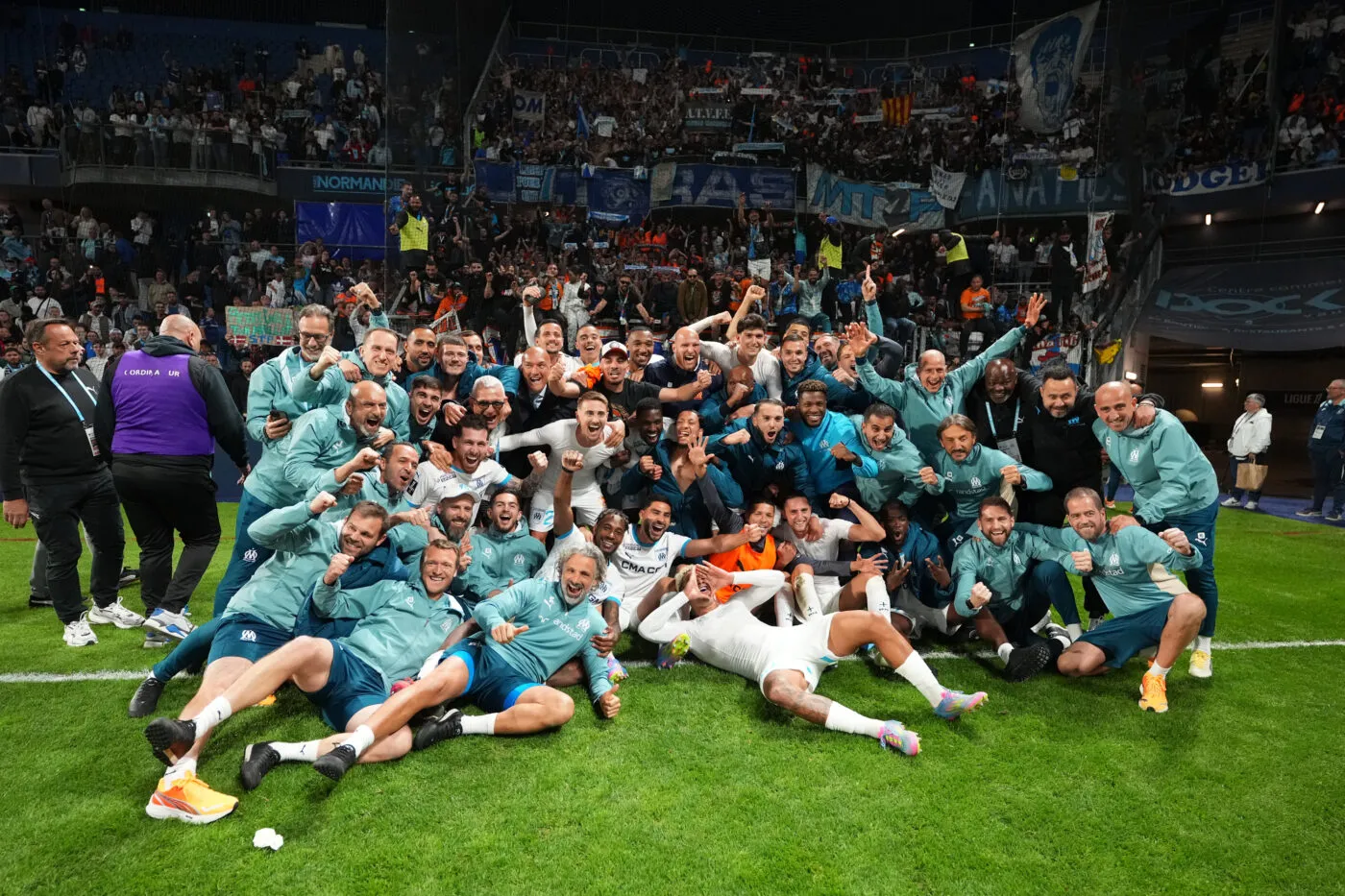 Les joueurs de l’OM vont fêter leur qualif en Ligue des champions à Madrid