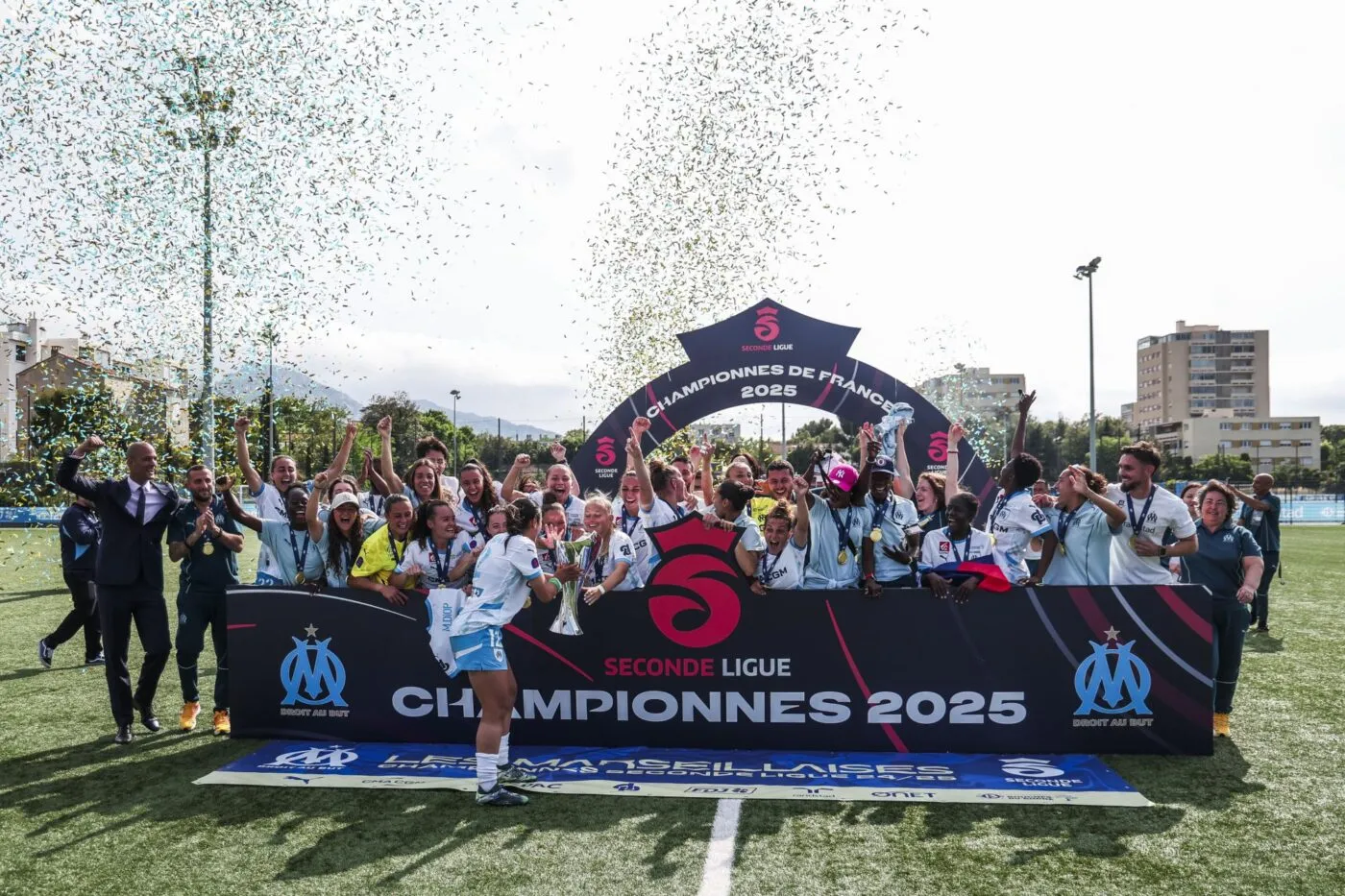 Foot féminin : l’OM sacré champion de Seconde Ligue, Orléans relégué en Division 3