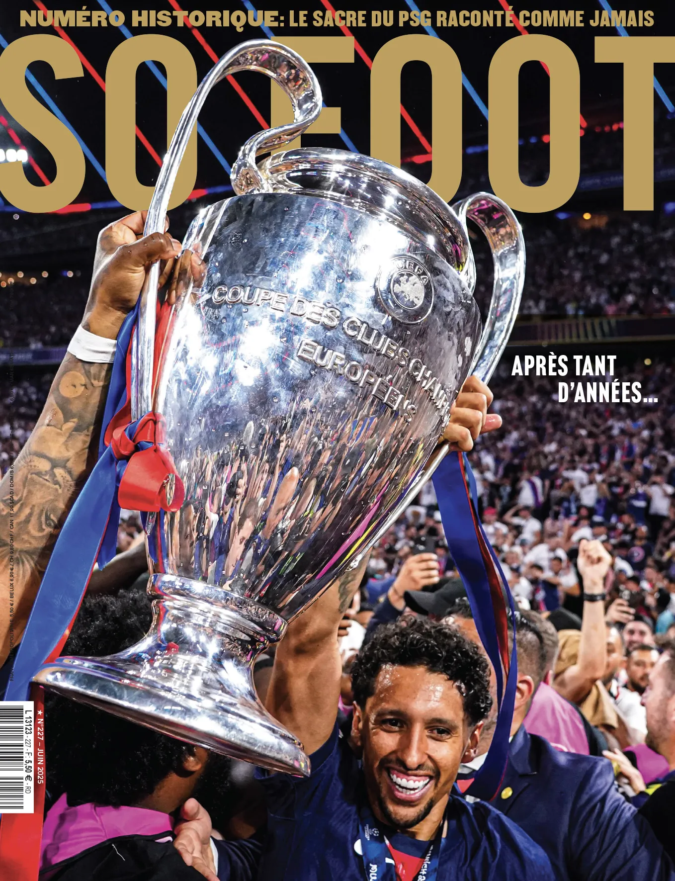 Précommande ton So Foot sur la victoire du PSG en C1 sans frais d&rsquo;envoi sur notre boutique.so