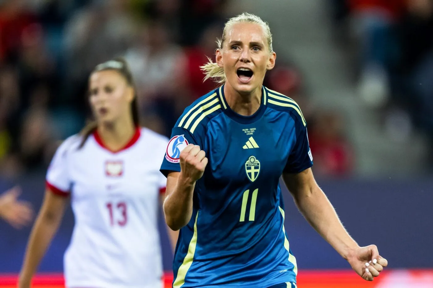 La Suède surclasse la Pologne et se qualifie pour les quarts de finale