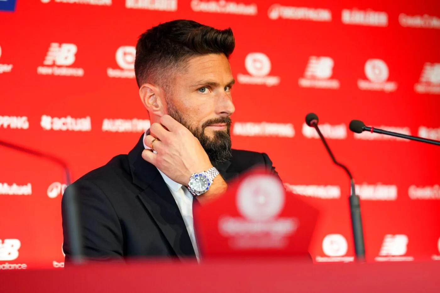 Lors de son bizutage, Olivier Giroud a oublié les paroles