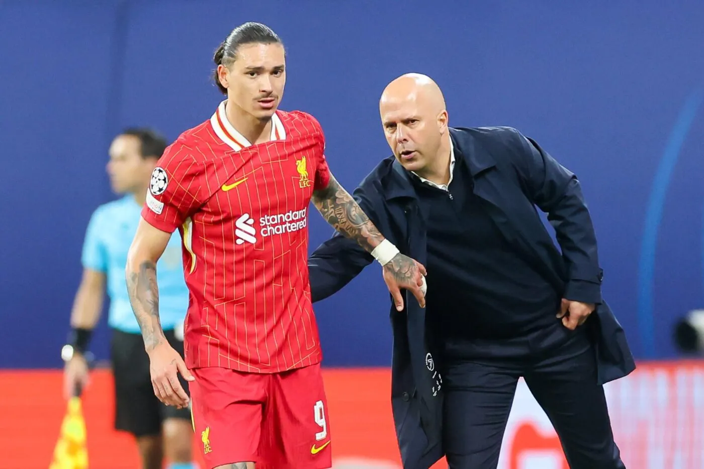 Arne Slot : «<span style="font-size:50%">&nbsp;</span>Darwin Núñez pourrait partir  »