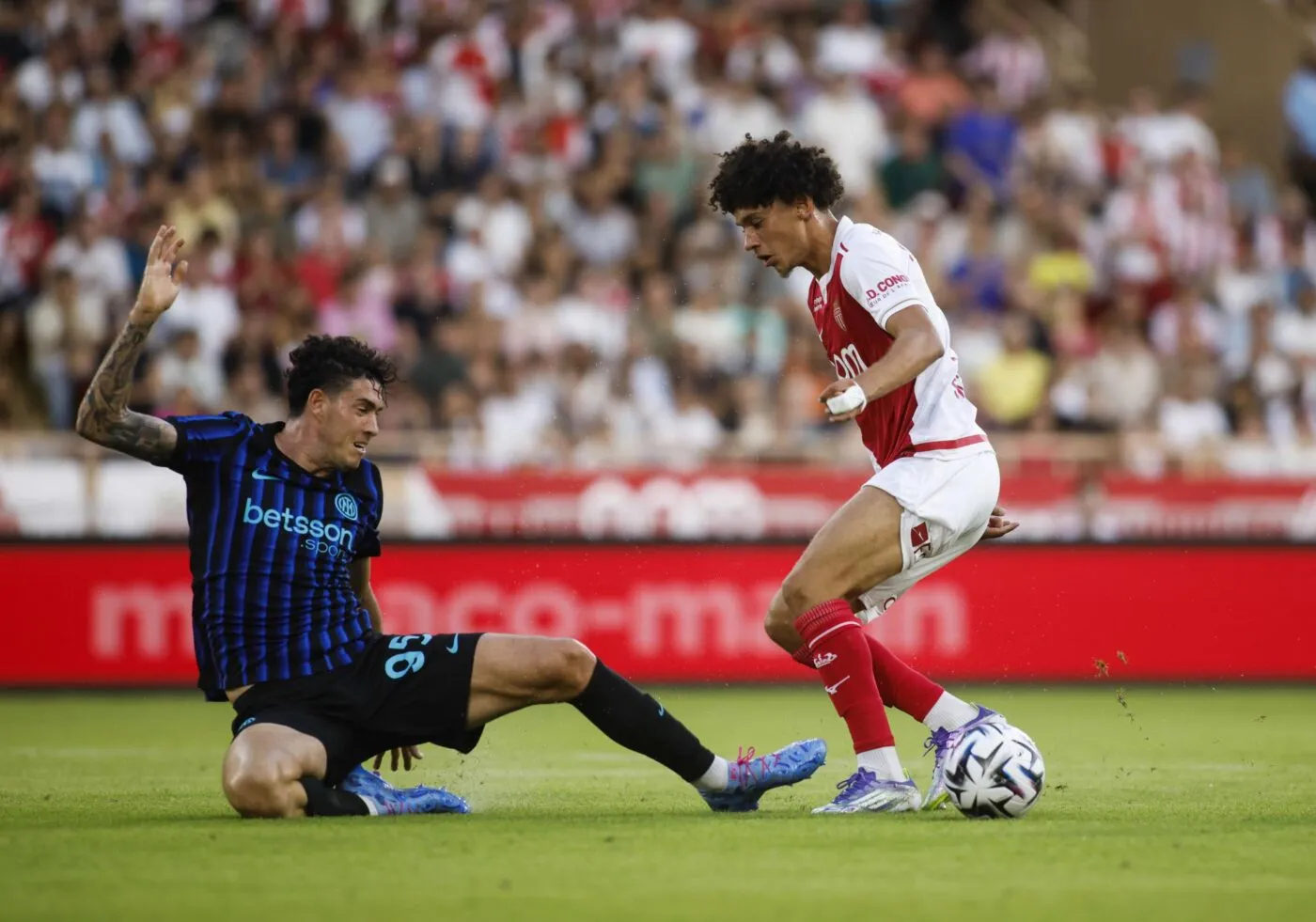 Malgré Akliouche et une supériorité numérique, Monaco cale contre l&rsquo;Inter