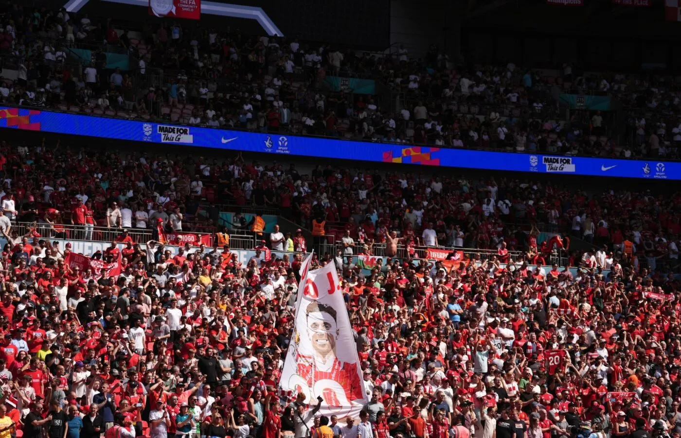 Community Shield : la minute de silence en hommage à Jota perturbée à Wembley