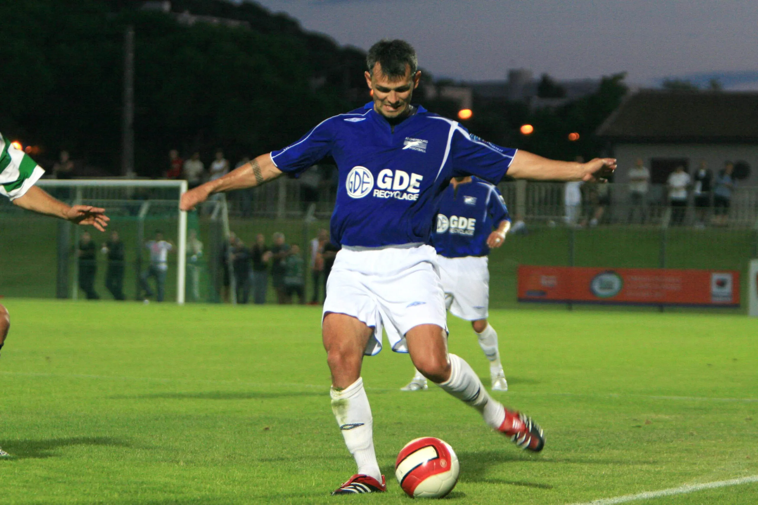 Sète &#8211; Cherbourg, 2007, avec Thierry Laurey sur le banc de Sète.