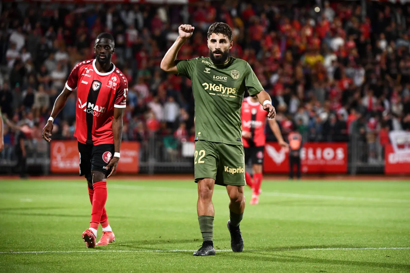 Saint-Étienne s’impose aux forceps à Boulogne