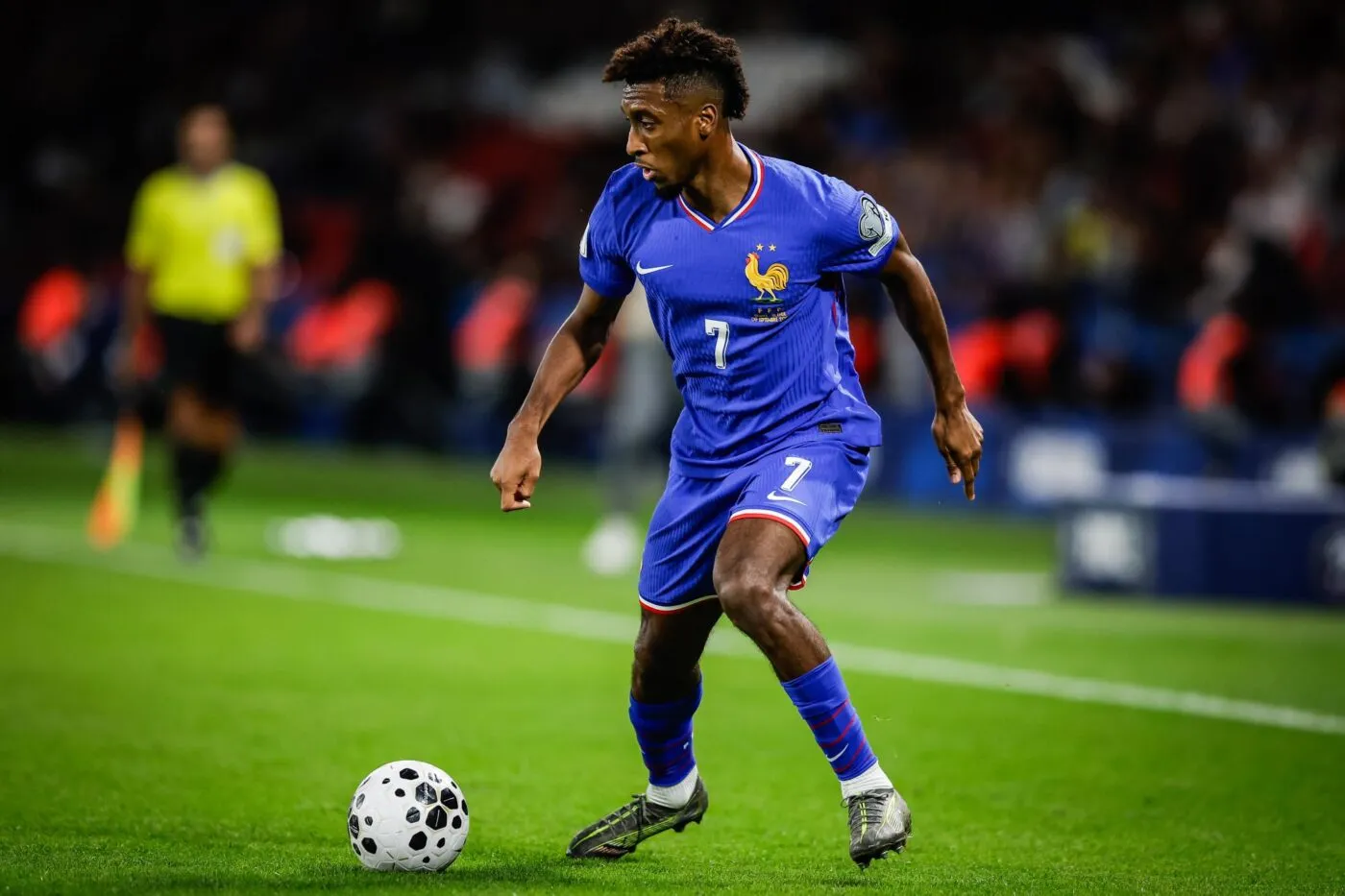 Kingsley Coman n’a jamais joué un match en intégralité avec les Bleus