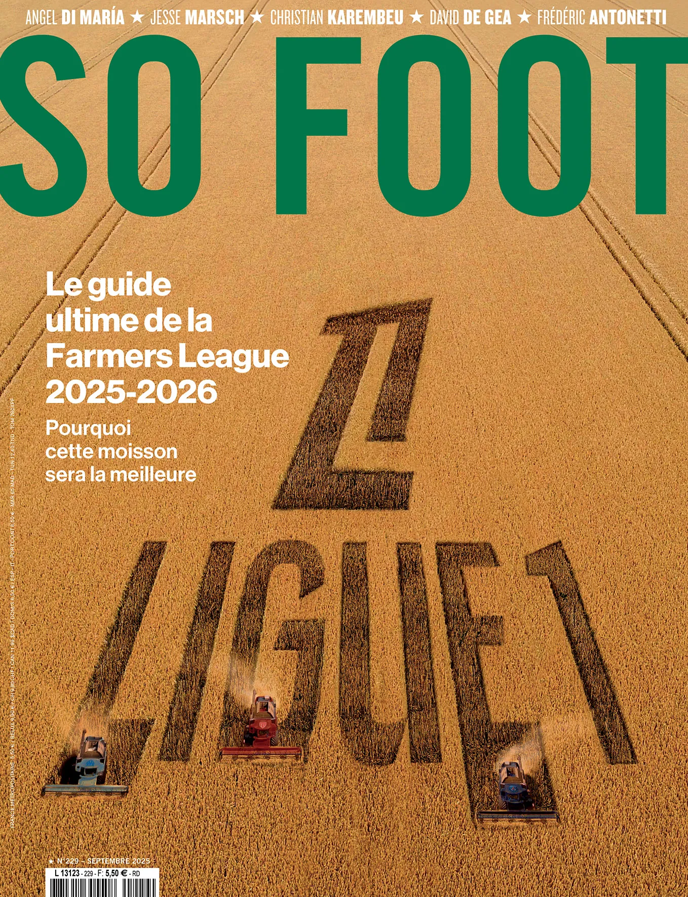 Découvrez le magazine So Foot de rentrée 2025 spécial Guide de la L1 : Farmers League